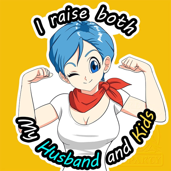 Bulma Raise Both sticker