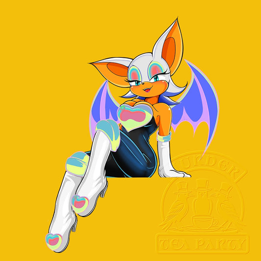 Rogue the Bat Holo Sticker