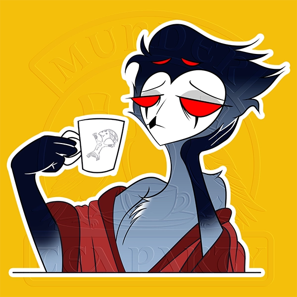Stolas - Coffee Sticker