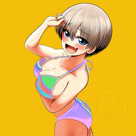 Uzaki-chan Beach Holo Sticker