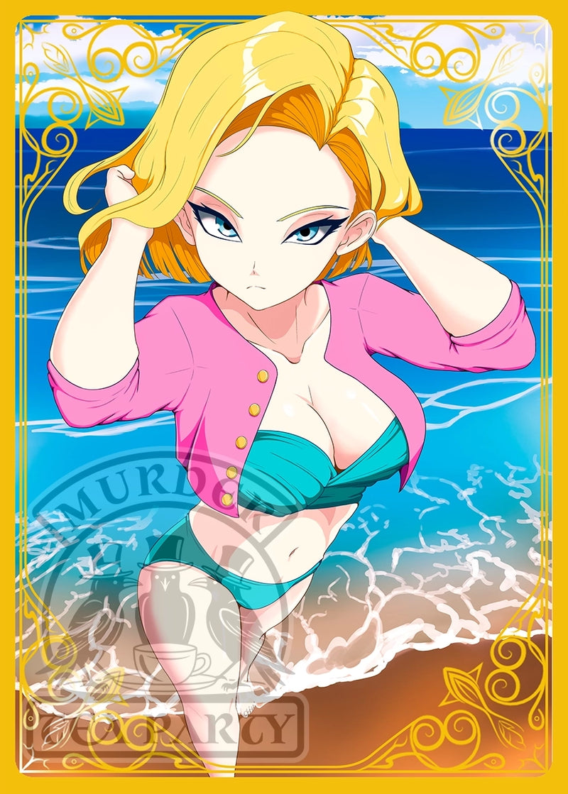 Android 18 Summer Card
