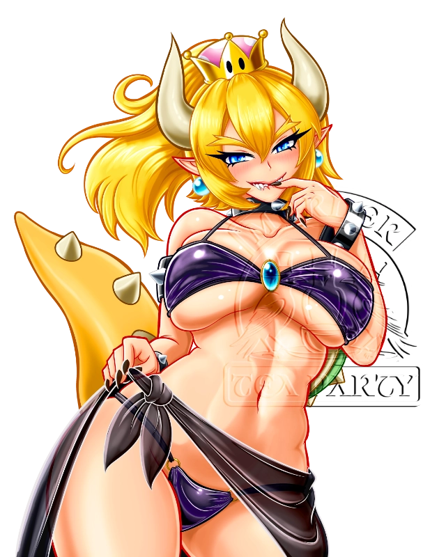 Bowsette Summer sticker