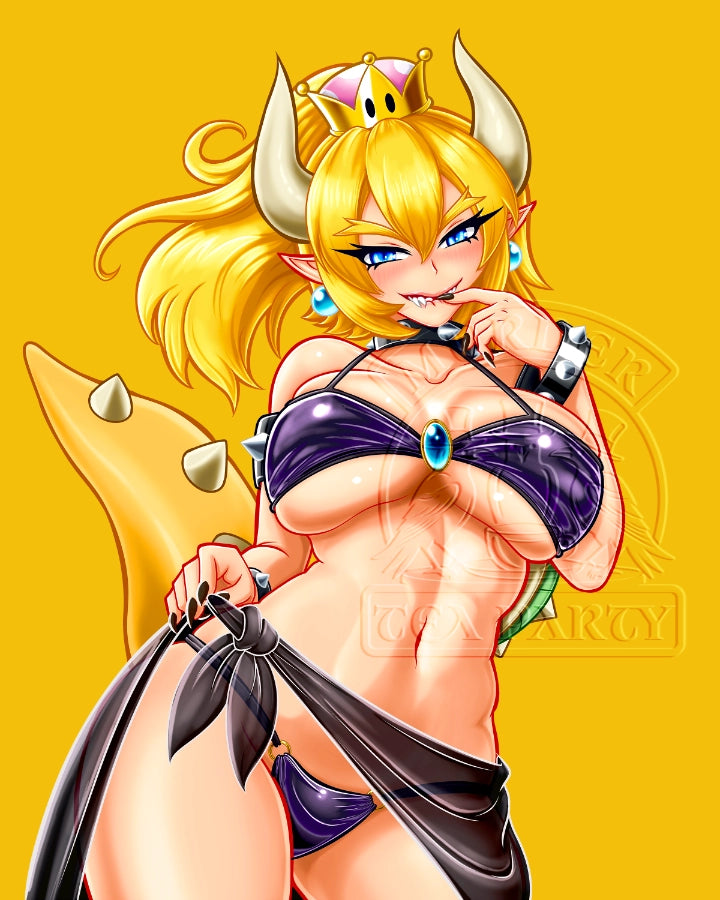 Bowsette Summer sticker