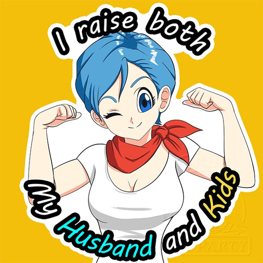 Bulma Raise Both sticker