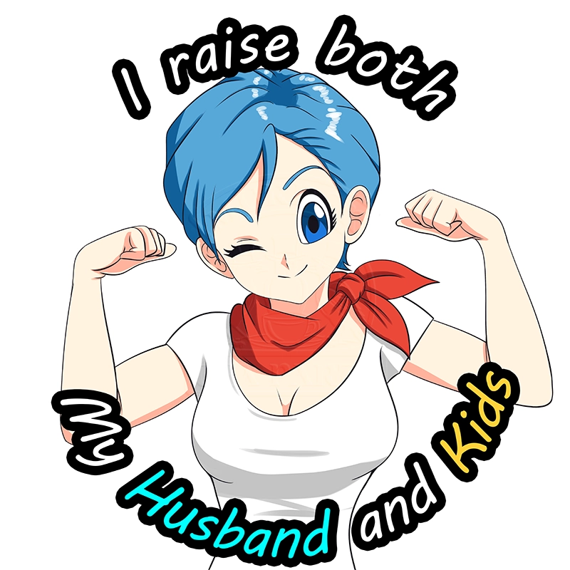 Bulma Raise Both sticker