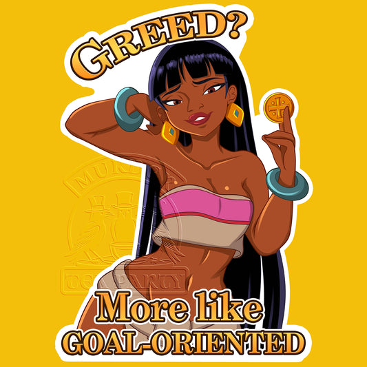 Chel Greed Sticker