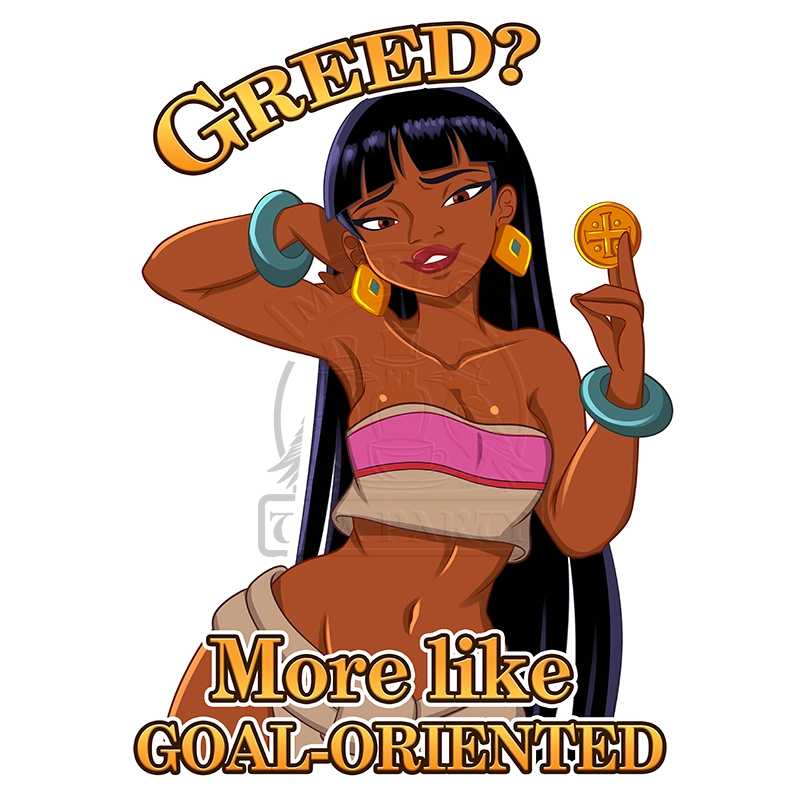 Chel Greed Sticker