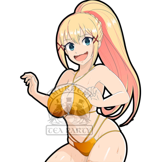 Darkness Beach Time Sticker