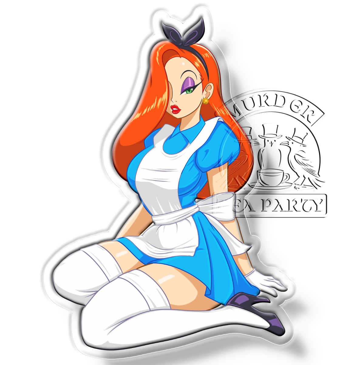 Jessica Rabbit Wonderland Keychain