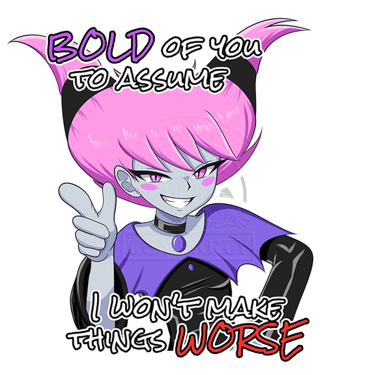 Jinx Bold to Assume Sticker