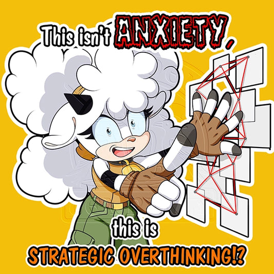 Lanolin the Strategist sticker