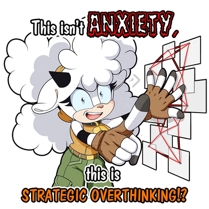 Lanolin the Strategist sticker