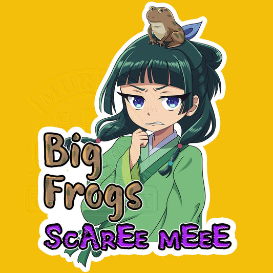 Maomao Frog Sticker