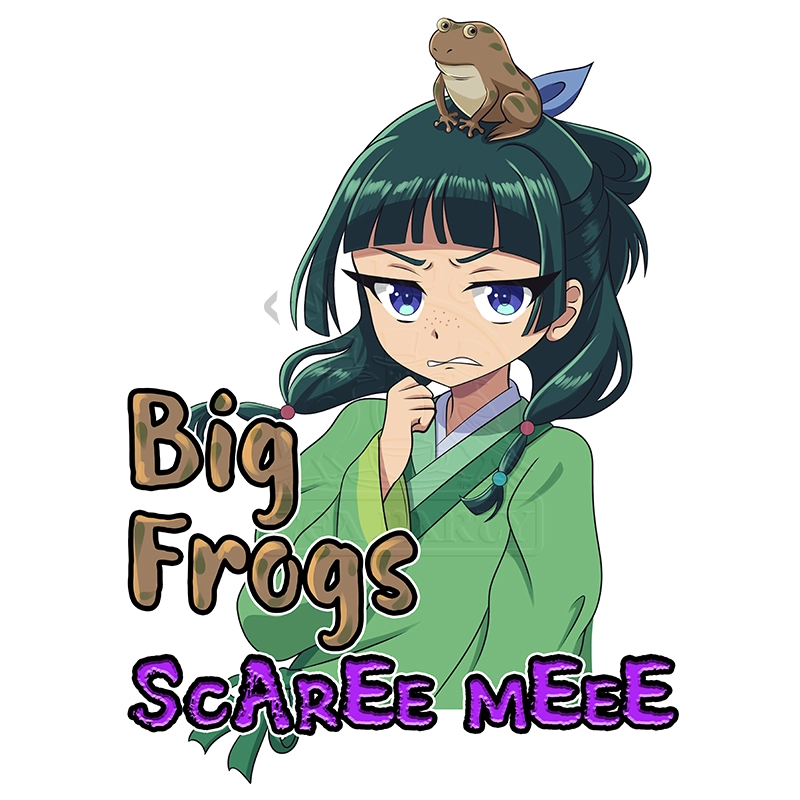 Maomao Frog Sticker