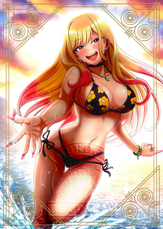 Marin Golden Hour Beach Card