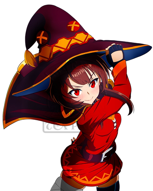 Megumin Holo Sticker