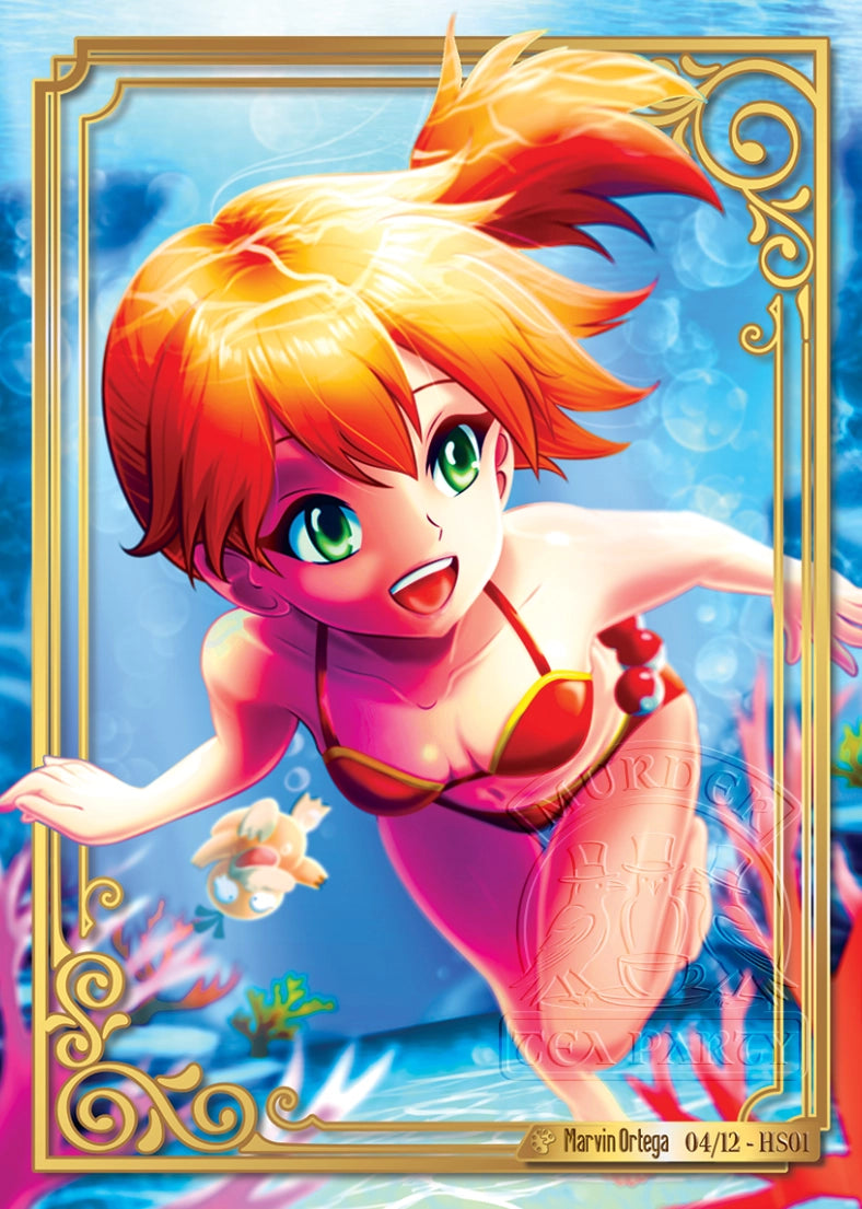 Misty Underwater Holo Card