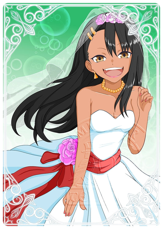 Nagatoro Wedding Card