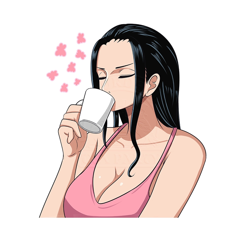 Nico Robin Coffee Sticker