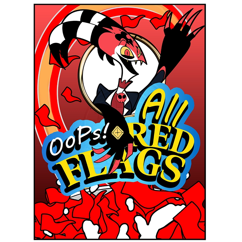 Blitz Red Flags sticker