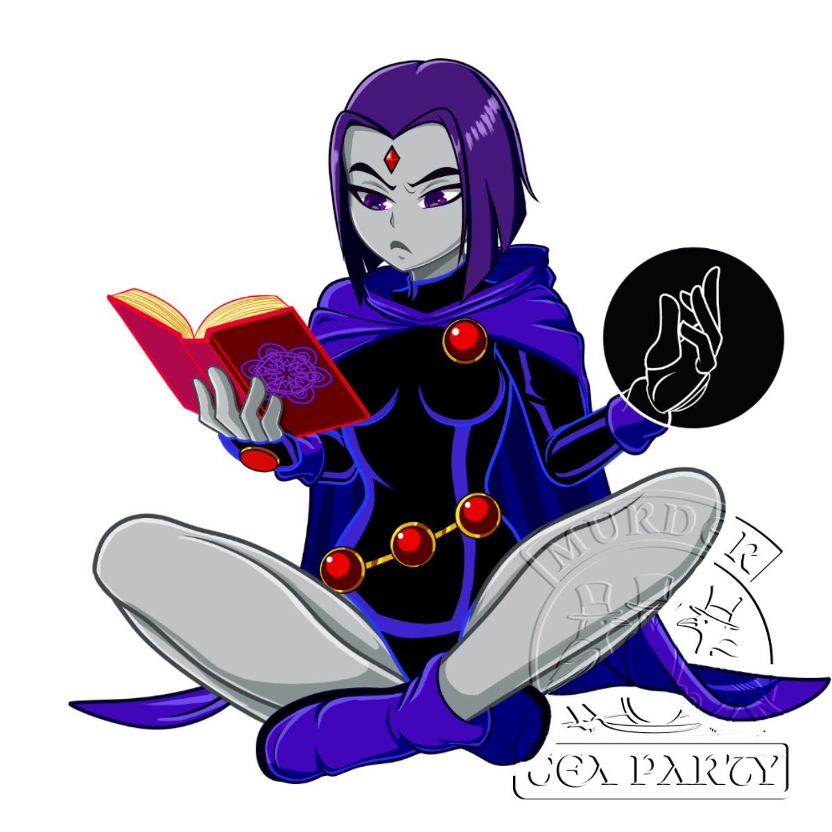 Raven Reading sticker
