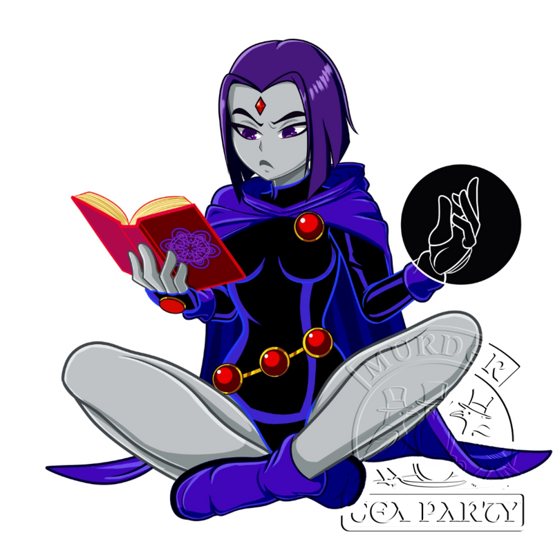 Raven Reading sticker