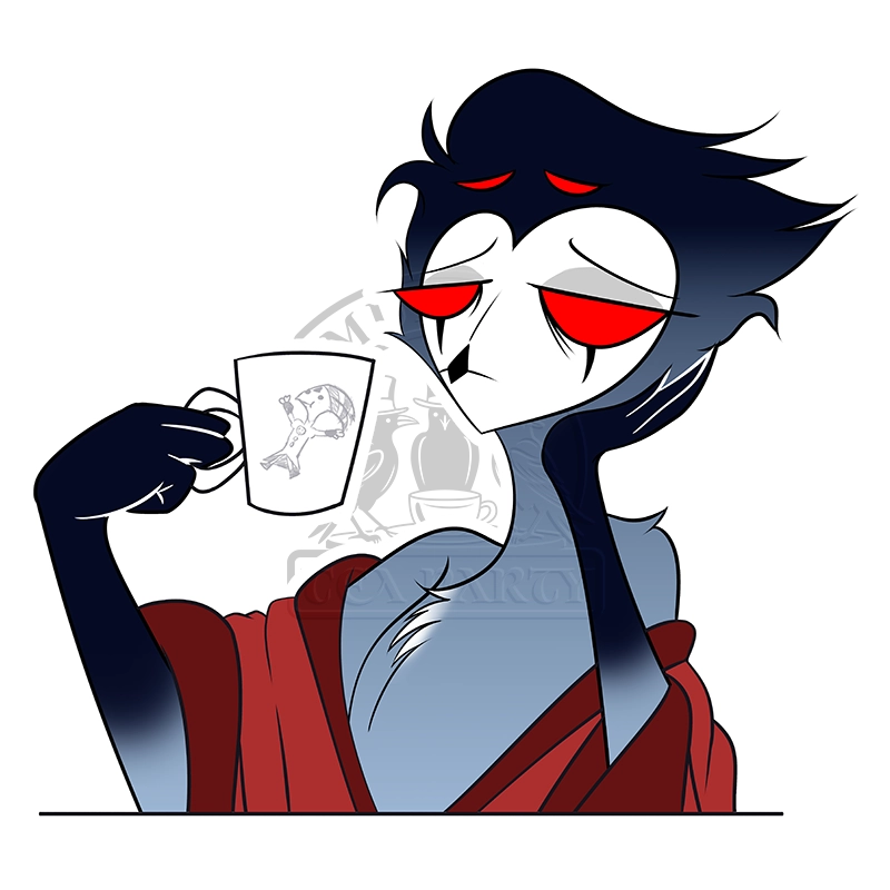 Stolas - Coffee Sticker