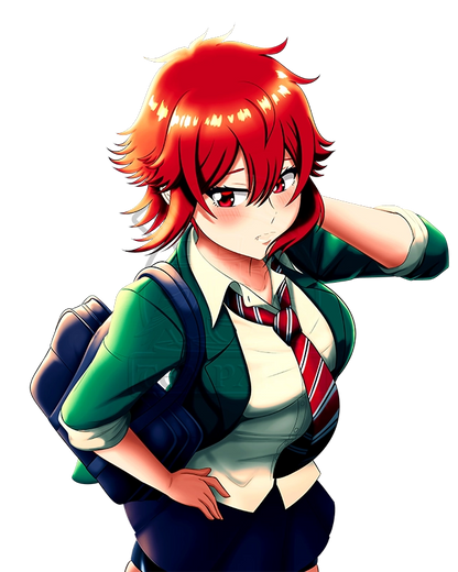 Tomo-chan Cherry Blossom Holo Sticker