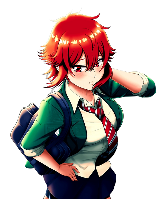 Tomo-chan Cherry Blossom Holo Sticker