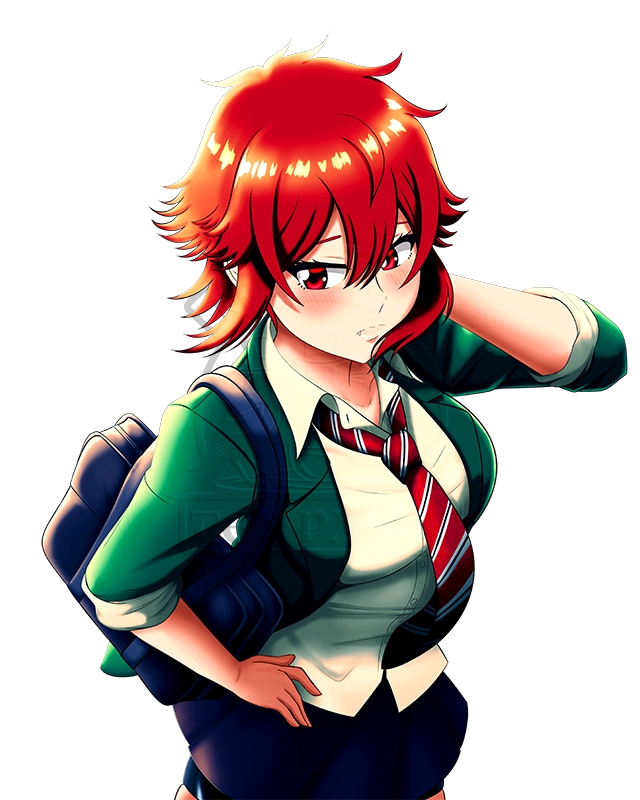 Tomo-chan Cherry Blossom Sticker