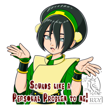 Toph Problem sticker