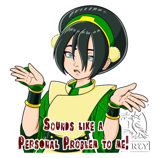 Toph Problem sticker