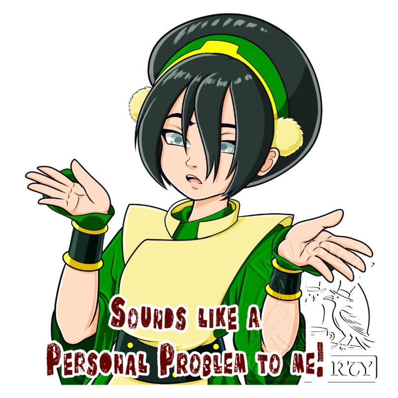 Toph Problem sticker