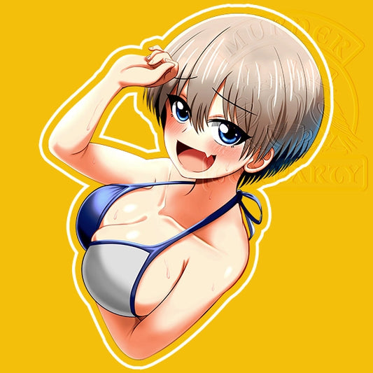 Uzaki Beach Acrylic Pin